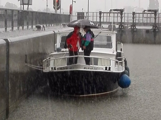 Hagel in de sluis